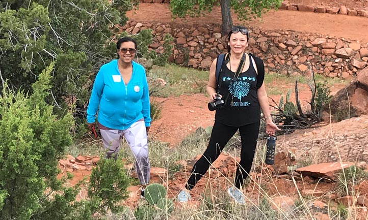 Surviving Women hiking