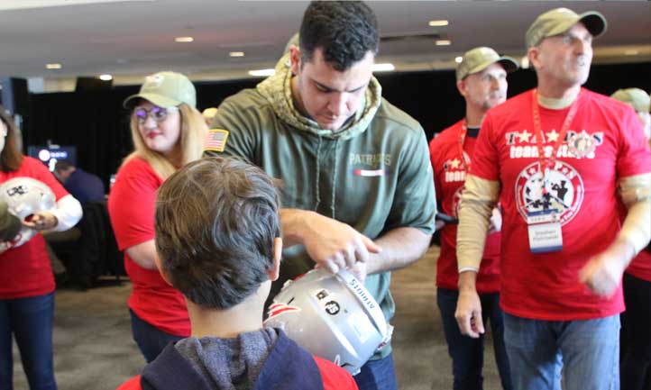 New England Patriots Salute to Service Virtual Engagement with TAPS