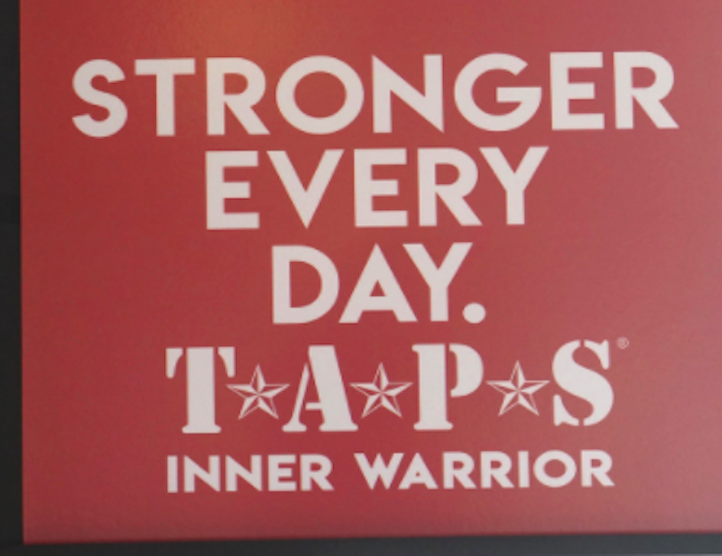 TAPS "Stronger Every Day" Sign