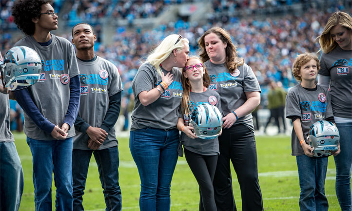 panthers salute to service game