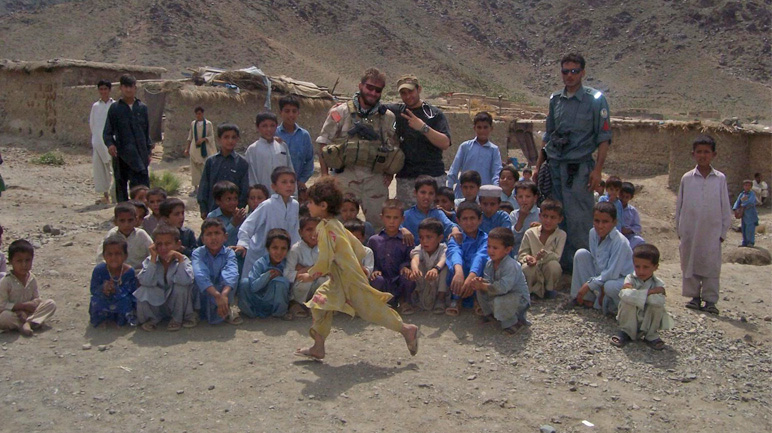 Andrew in Afghanistan