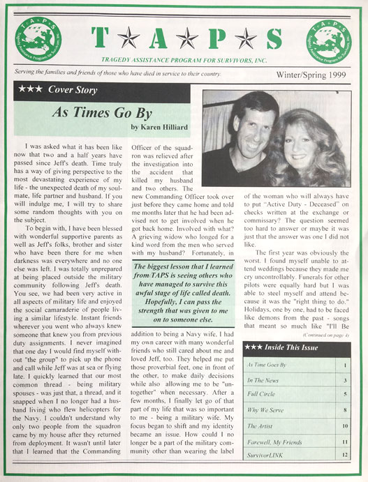 Copy of Winter Spring 1999 Newsletter