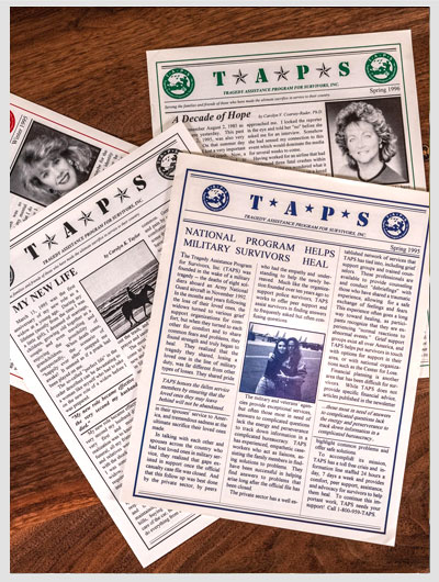 Snapshot of TAPS past Newsletters
