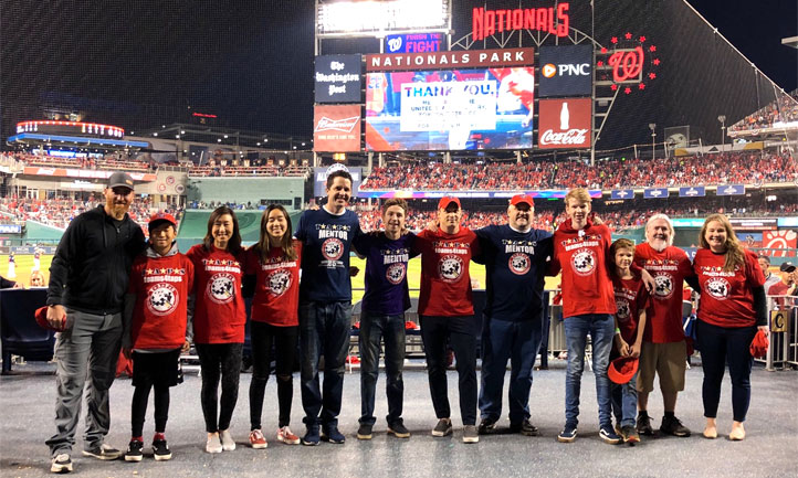 TAPS was invited to Game 3 of the World Series, where the Nationals honored and remembered three military servicemen in front of a sold-out crowd at Nationals Park in Washington, D.C. 