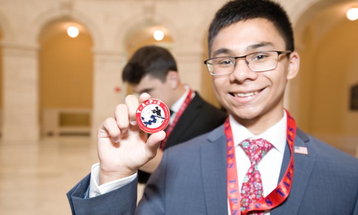 TAPS Young Survivor at the United States Captiol