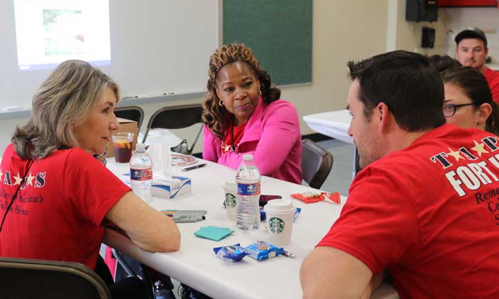 TAPS Survivors share at a Texas Seminar