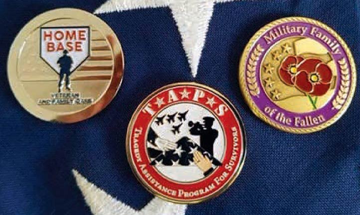 Home Base, TAPS and Families of the Fallen Challenge Coins