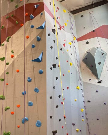 Daniel James Johnson rock climbing center