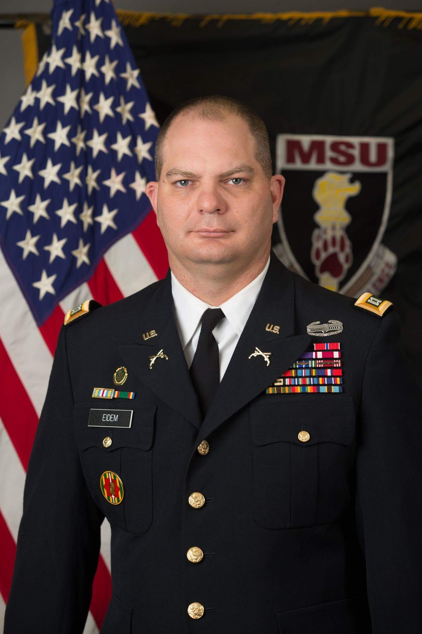 Captain Aaron J Eidem, US Army Active Duty