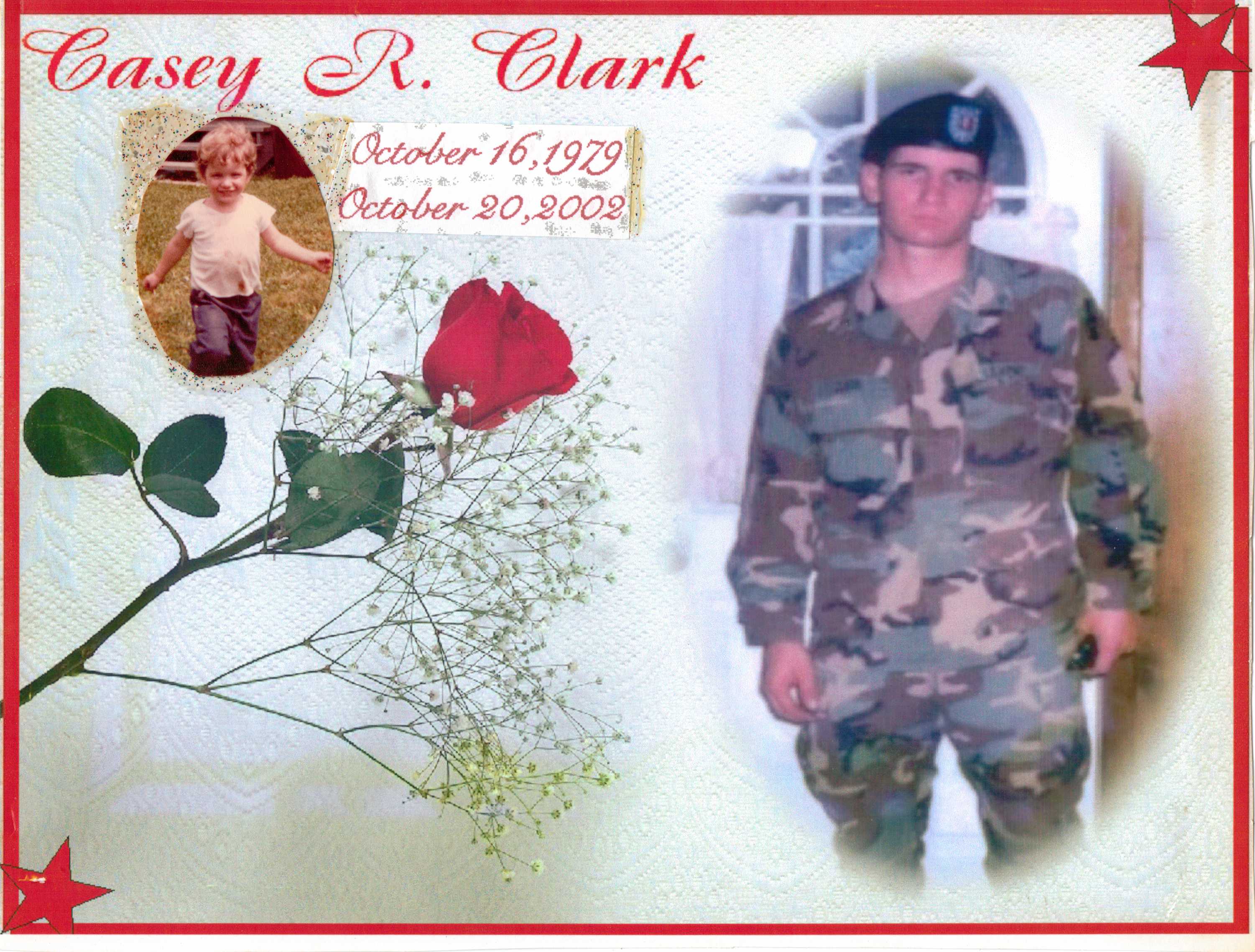 Casey R Clark Army national Guard