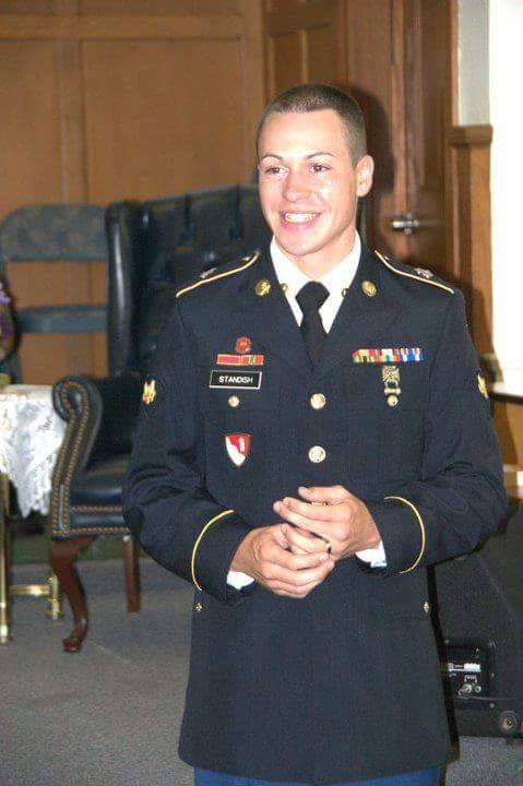 Erik Standish, Specialist, United States Army