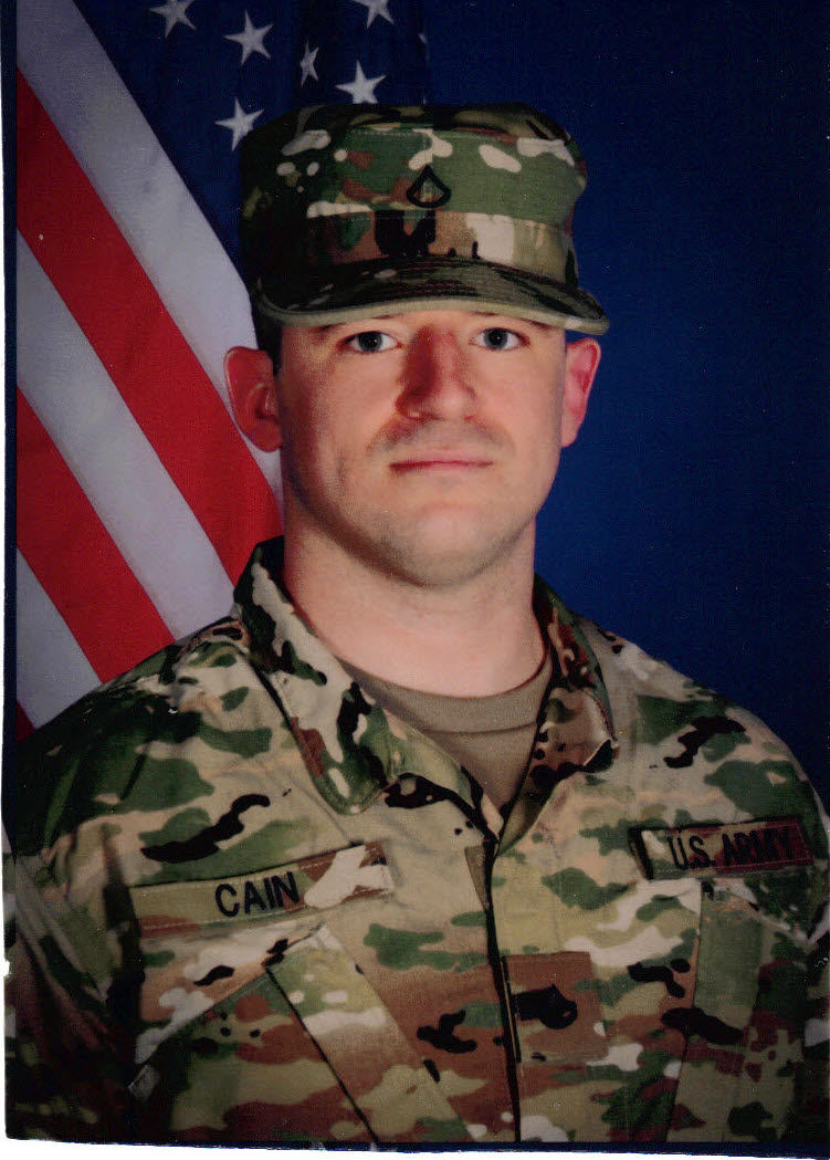SPC Nathan B. Cain, U. S. Army