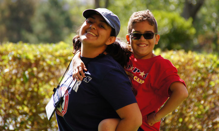 Military mentor and TAPS child