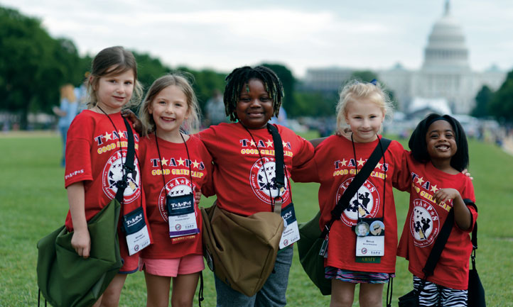 TAPS kids in Washington, D.C.