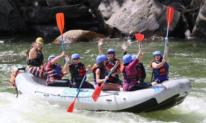 River rafting in West Virginia 