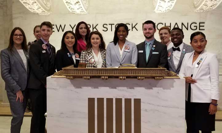 TAPS Legacy Mentors in New York City at New York Stock Exchnage