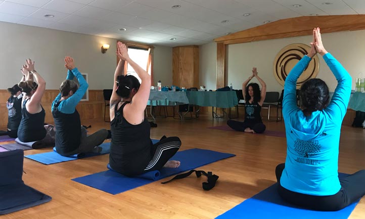 Surviving Women doing joga