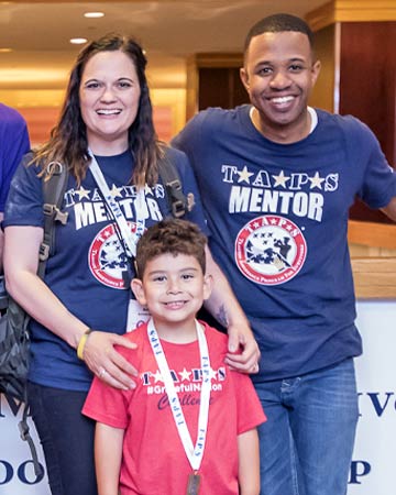 Military mentors and TAPS children