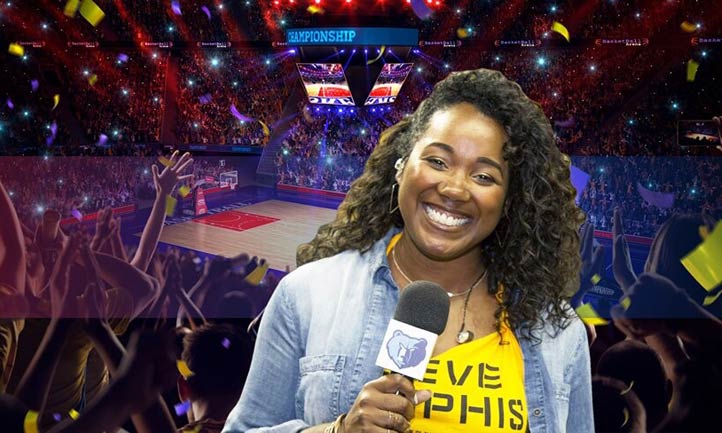 NBA’s Memphis Grizzlies’ Director of Live Entertainment and In-Arena Emcee, Tamara Moore