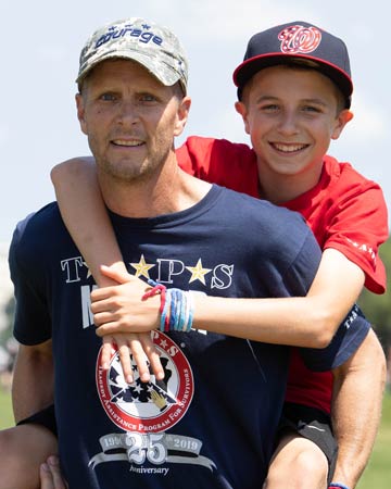 Military mentors and TAPS children