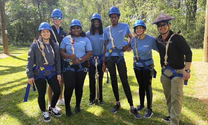 Young Adults ropes course