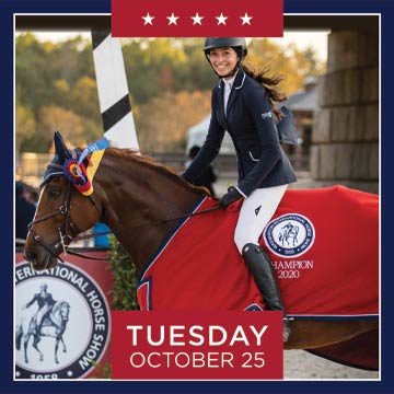 Washington International Horse Show Tuesday, October 25