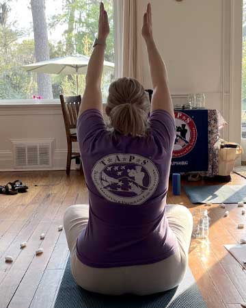 Surviving Women yoga session