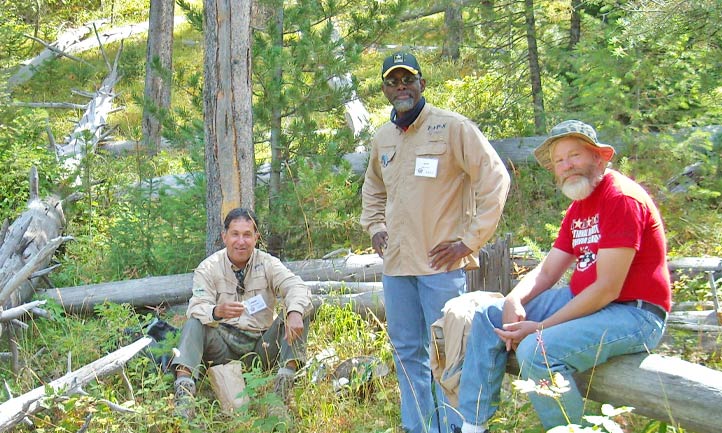 Surviving men at Retreat