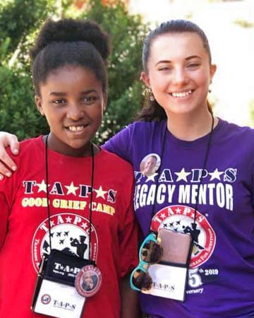 Legacy mentor and TAPS childr