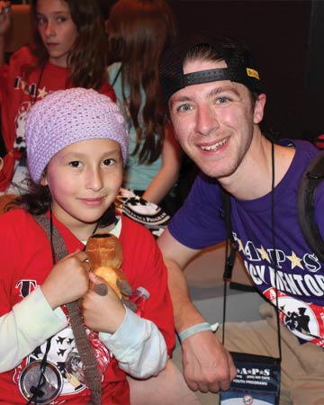 Legacy mentor and TAPS childr