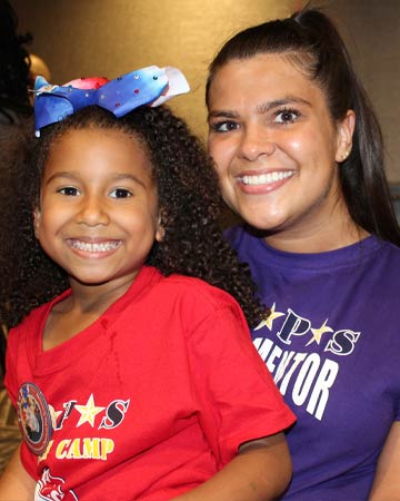 Legacy mentor and TAPS childr