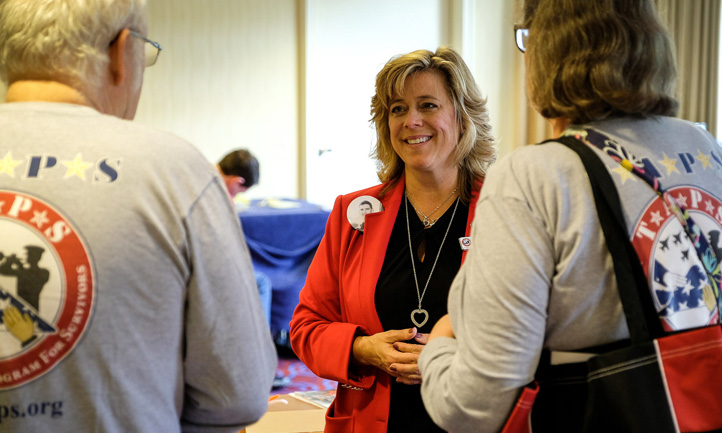 Kellie at TAPS Peer Mentor Training