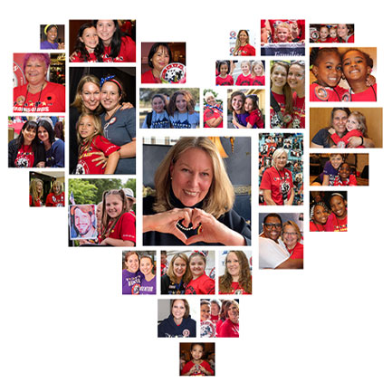 Taps Women in shape of heart