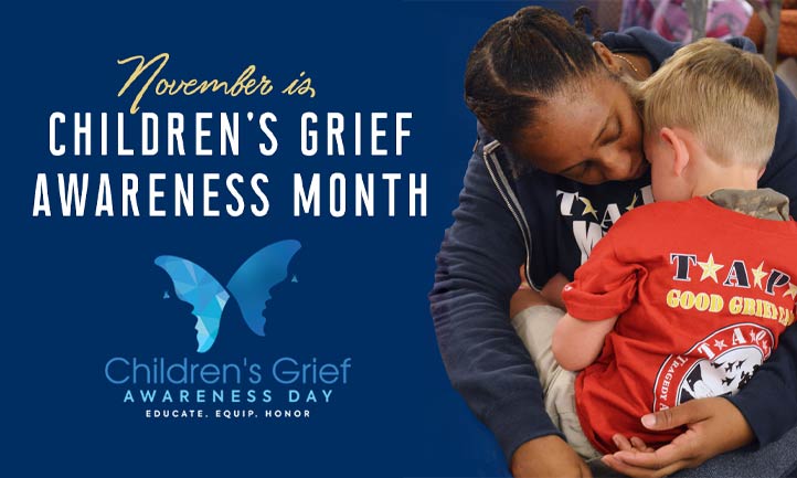 November is Children's Grief Awareness Month