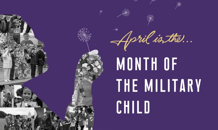 April is the month of the Military Child