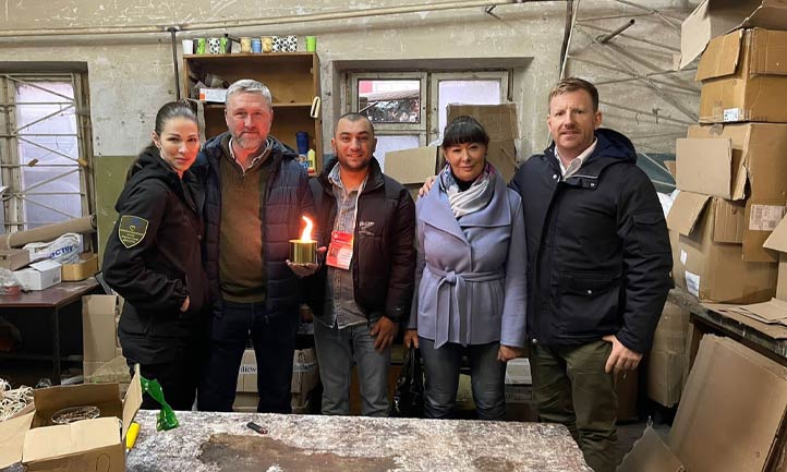 TAPS in Ukraine with Candles