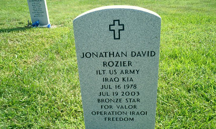 Rozier headstone