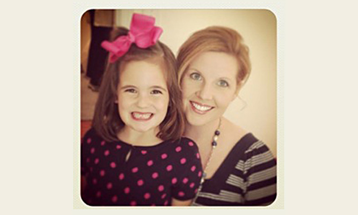 Amy Dozier and daughter