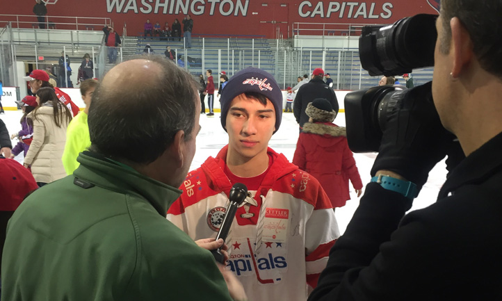 Washington Capitals Courage Caps Event Interview