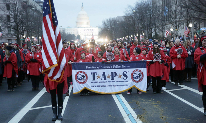 TAPS Marches in Inaugural Parade