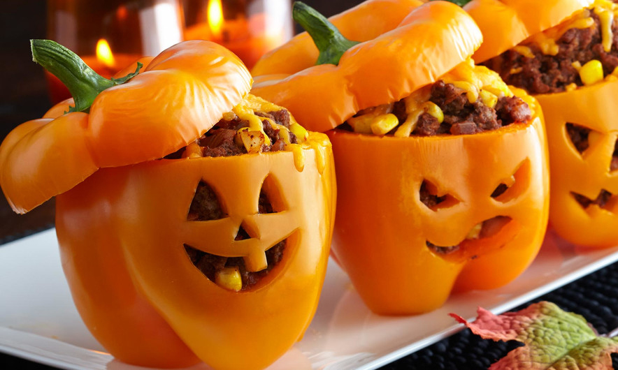 Jack-O-Lantern Peppers