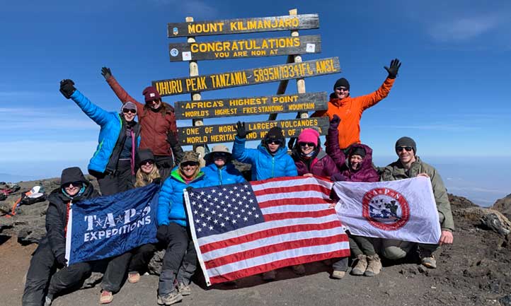 TAPS Survivors climb Mount Kilimanjaro