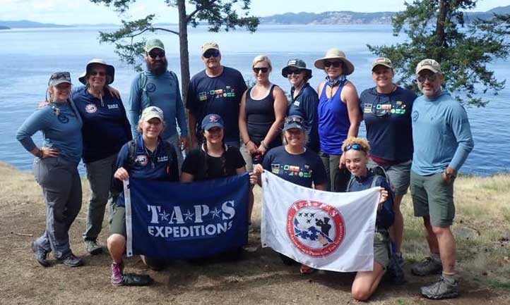 TAPS Survivors hike San Juan Islands