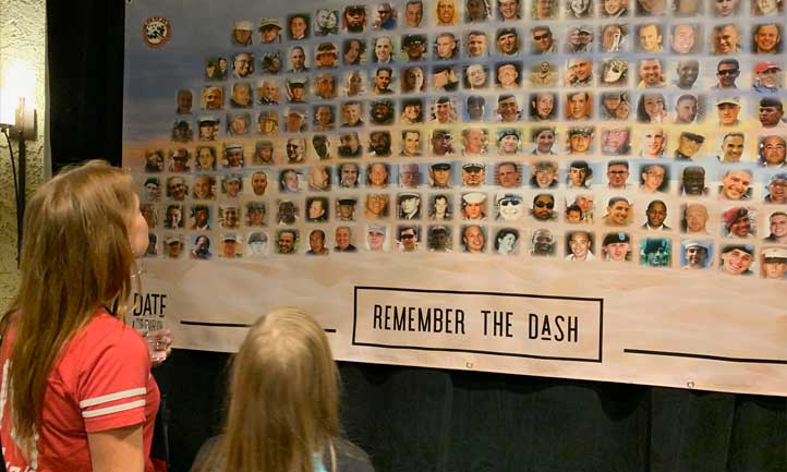Remember the Dash Hero Wall at the National Military Suicide Survivor Seminar