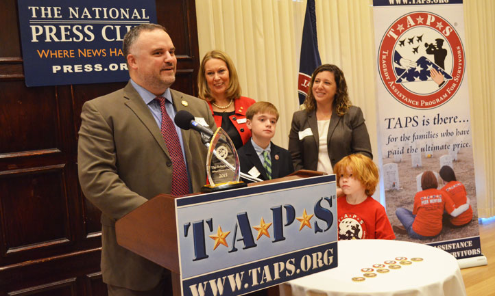 Rob Rice was named TAPS’ first Military Mentor of the Year in 2015.