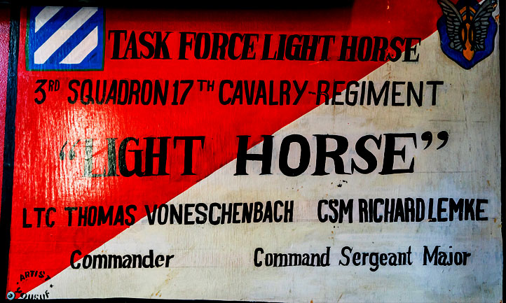 Task Force Light Horse sign