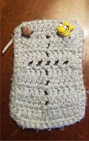 crocheted prayer napkin