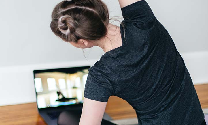 yoga at home