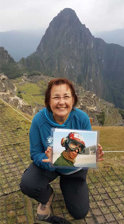 Betty at Machu Picchu