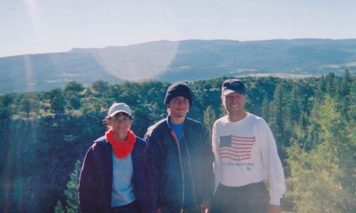 Thomson Family hiking